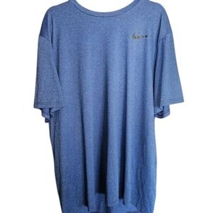 NEW Nike Men's Blue Dri-FIT T-Shirt Size 2XL | Moisture-Wicking Athletic Tee